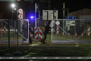 Што вядома пра адкрыццё пунктаў пропуску Літва-Беларусь: чэргаў пакуль няма Адкрыты пункт пропуску Беняконі. Фота: БЕЛТА