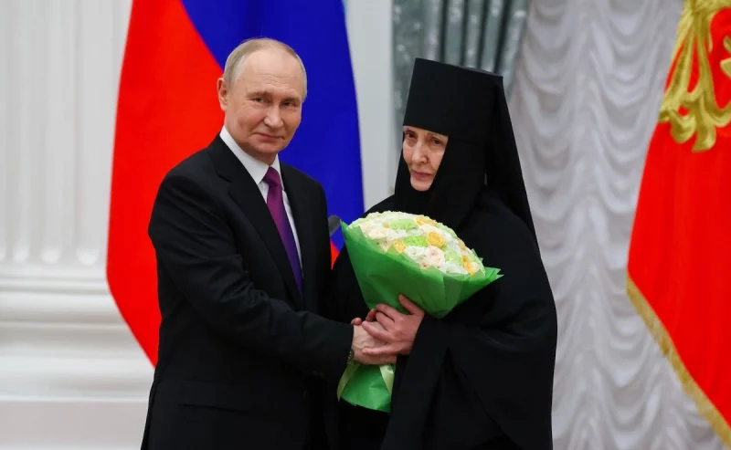 Ігумення Гаўрыіла з Гродна атрымала ўзнагароду ад Пуціна