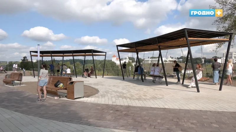 На левым беразе Нёмана каля новага сквера можа з'явіцца кавярня сквер на Дарвина Гродно