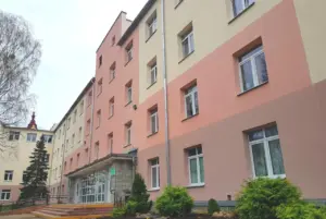 Гарадская бальніца №2 у Гродне. Сюды ў 2026 годзе можа пераехаць дзіцячая паліклініка на Гагарына