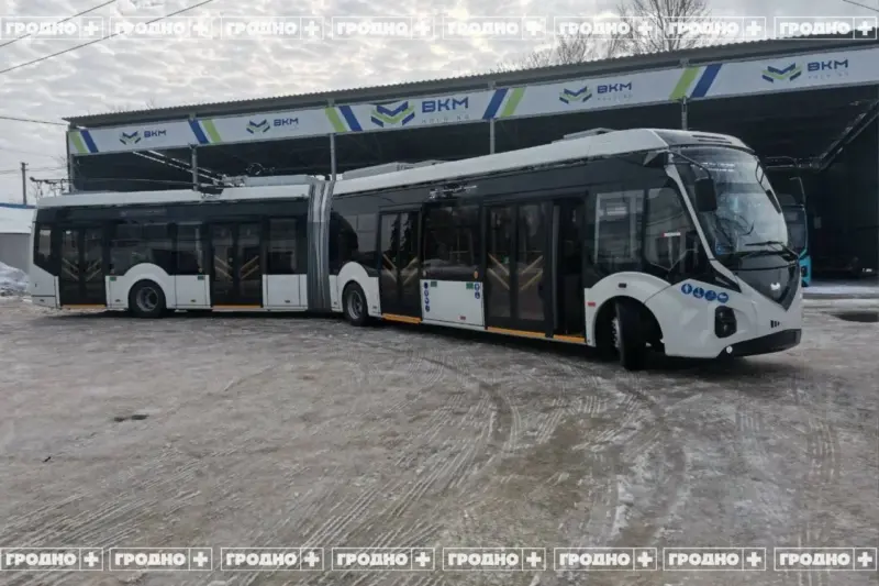 У Гродне з'явяцца электронныя тралейбусы з Wi-Fi