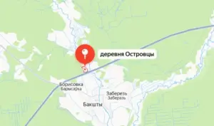 На трасе М6 у вобласці вымераюць узровень шуму Вёска Астраўцы на мапе. Скрыншот: Яндекс. Карты