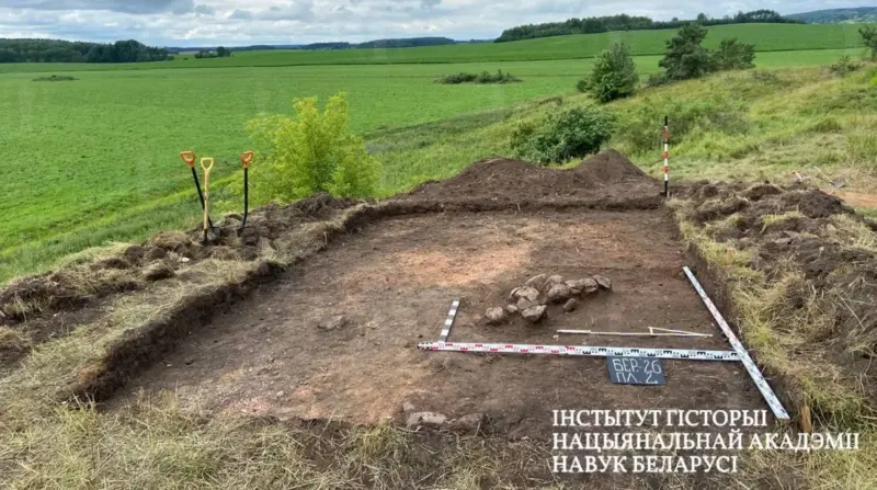 Знаходкі ў "Замку Кміты". Фота: Інстытут гісторыі НАН Беларусі