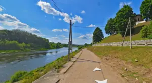 Вул. Рыбацкая ў Гродна. Фота Яндекс.Карты
