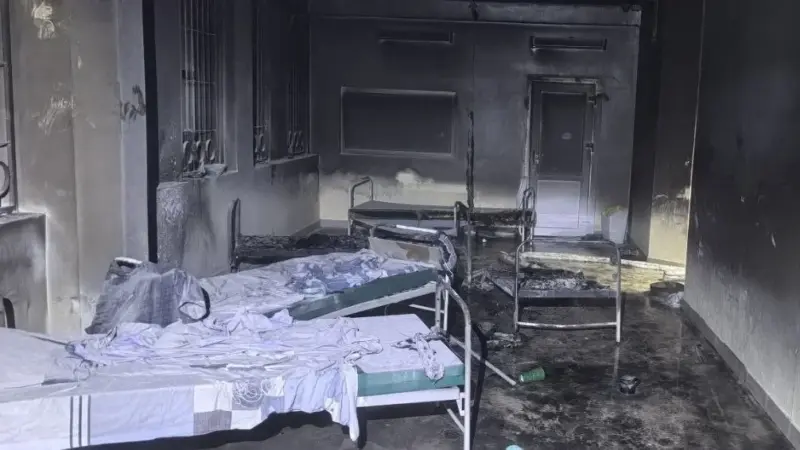 Пацыент падпаліў матрац: пасля пажару з гродзенскай бальніцы распачалі крымінальную справу пожар в больнице