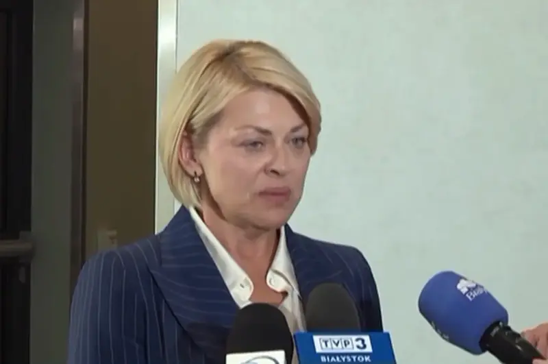 Саюз палякаў Беларусі пасля 21 года неафіцыйнай працы спадзяецца на прызнанне ад беларускіх уладаў Анжаліка Борыс у Беластоку на пасяджэнні Саюза палякаў. Скрыншот з эфіру TVP Wilno